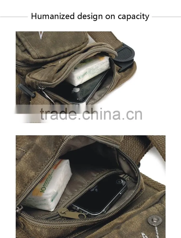 classic canvas log bag long strap durable sport bags
