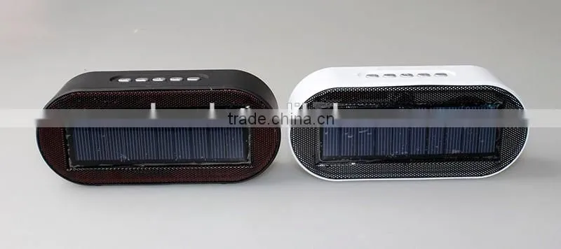 Mini portable solar powered bluetooth outdoor speaker with wireless mic