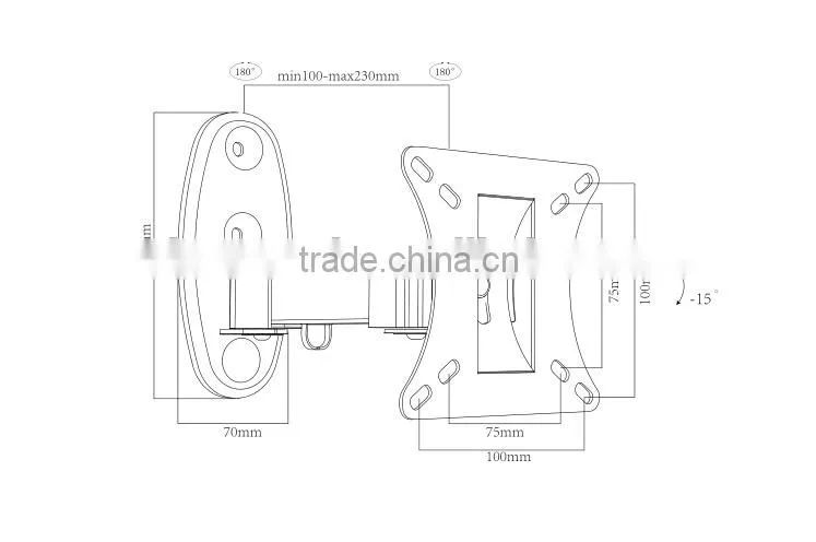 high quality vesa desk monitor mount bracket