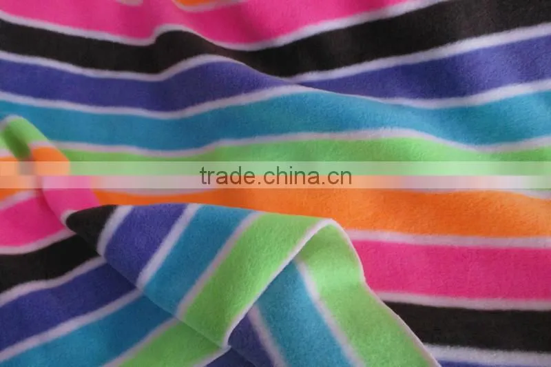 Cartoon Printing Microfiber Polar Fleece with antipilling Fabric Baby Blanket