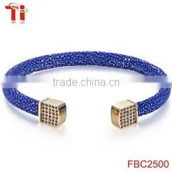 stainless steel monica bracelet sapphire diamond adjustable bracelet