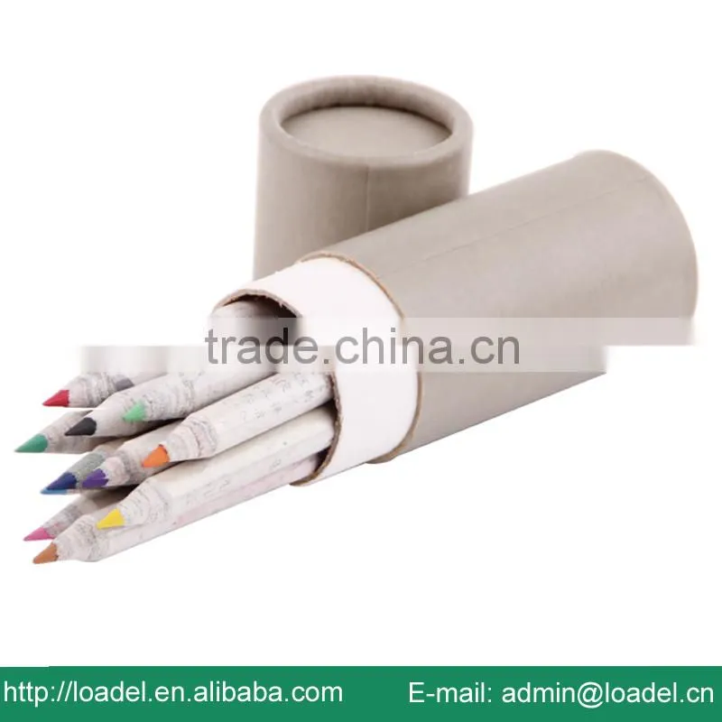 Grey box 3.5" 12pcs recycled pencil