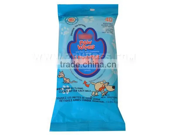 Paw Wipes Pet Wet Tissue OEM Manufacturer