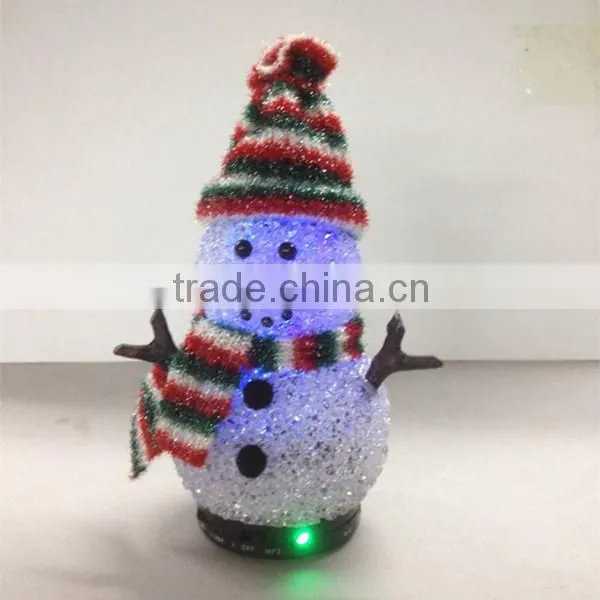 Promotional Gift Lovely Portable Bluetooth Doll Speaker, Handsfree Cute Snowman Doll Bluetooth Speaker for Kids