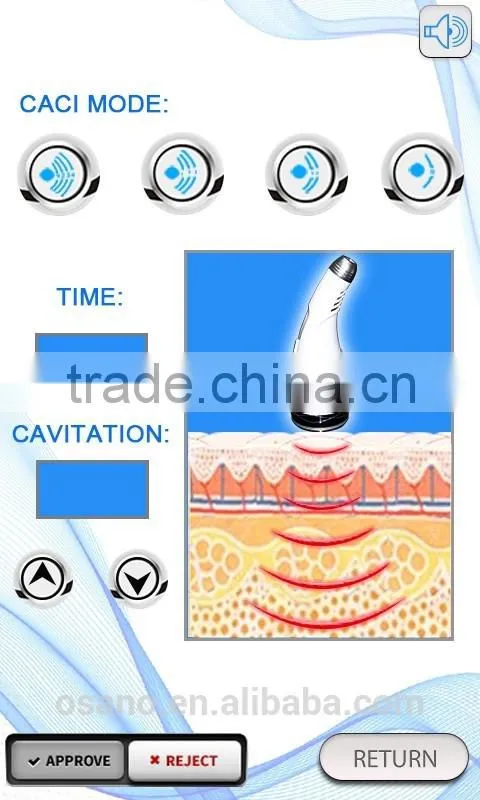 Portable Weight Loss Good Ultrasound Cavitation Machine LM-VR100
