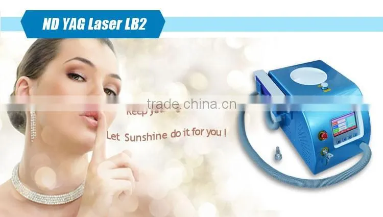 Cheap high quality mini q switched nd yag laser tattoo removal machine