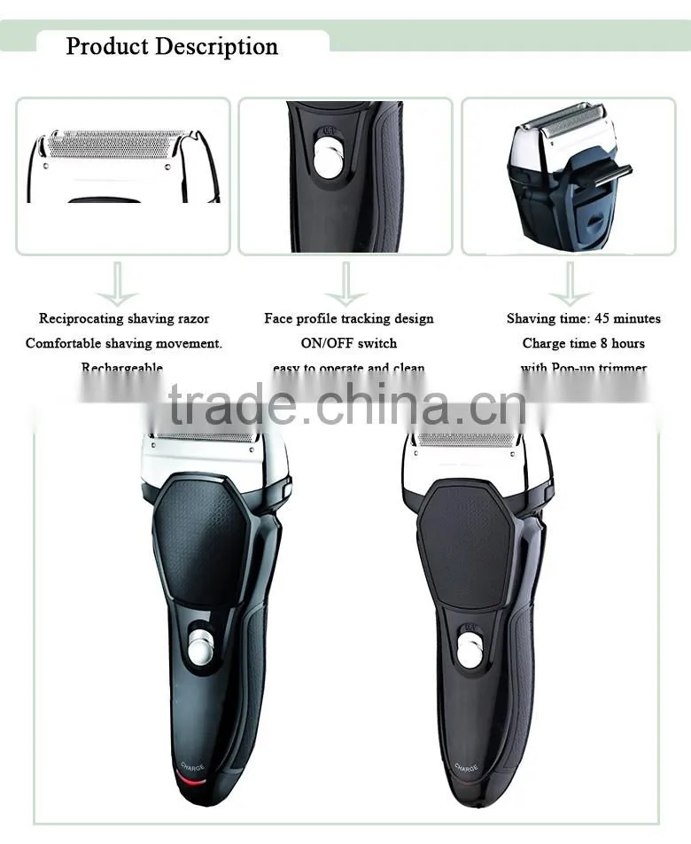 Hot New man Shaver Electric Razors Electronic Rechargeabl Men Face Care pro home use with CE ROHS