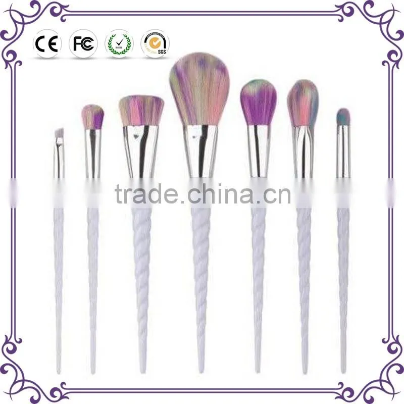 Alibaba best selling products Unicorn make up brush set with pearl bag