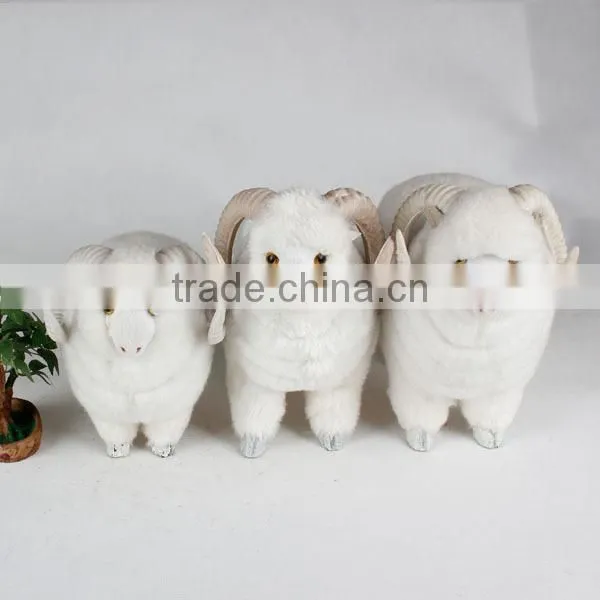 handmade life size unstuffed goat christmas decorations pieces outside