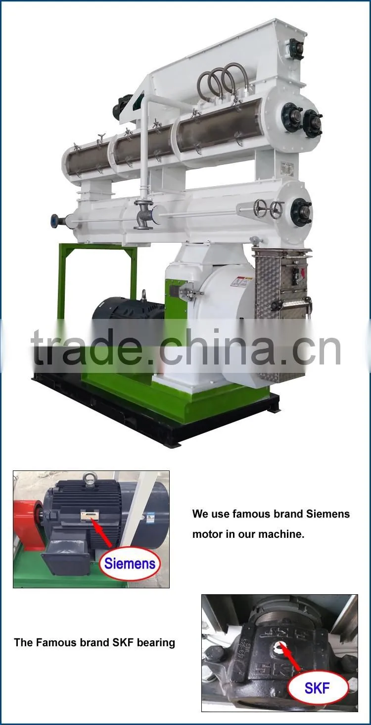 CE Hot Sale 3T/H Ring Die Animal Feed Pellet Mills / Feed Pellet Mill