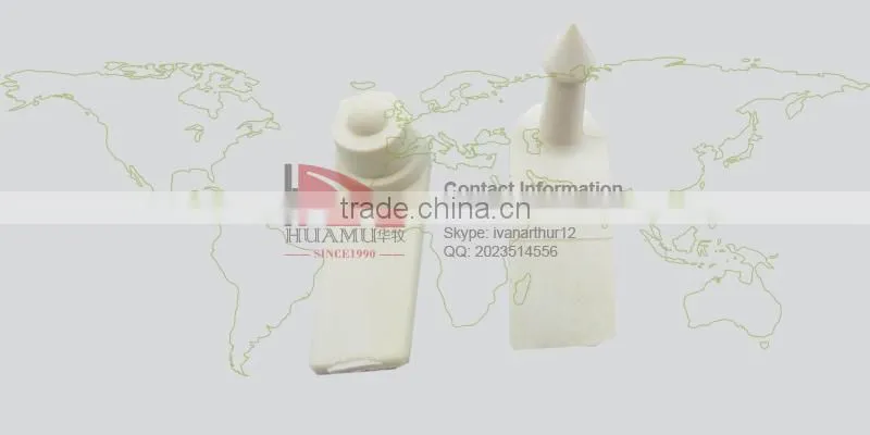 TPU ear tag for pig in white 41*15 mm