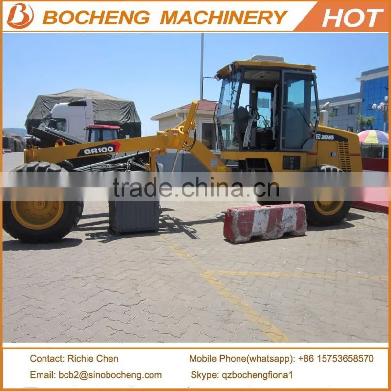 Mini Road Grader XCMG GR100 100HP Mini New Motor Grader