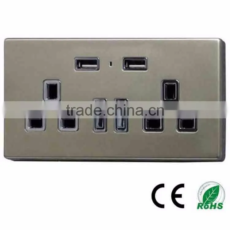 Hot sale usb power charger usb wall outlet socket