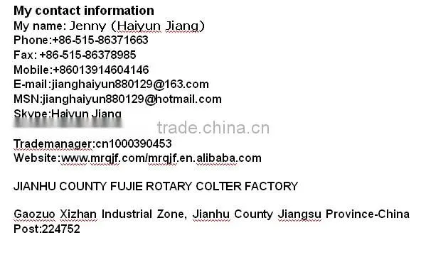 tractor mower blades