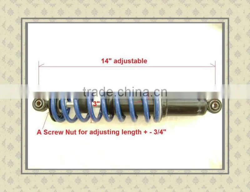 Shock absorber for ATV dirt bike scooter go kart and motorcycle