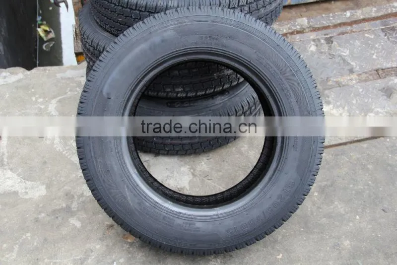 China tire manufacturer ST Bias caravan trailer tyre 175/80D13 205/75D14 205/75D15 225/75D15 235/80D16 trailer tire
