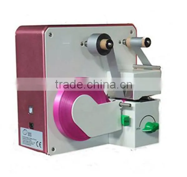 Desktop Digital Auto Roll To Roll Hot Stamping Machine, Ribbon Printer, White,Yellow,Red,Blue,Black,
