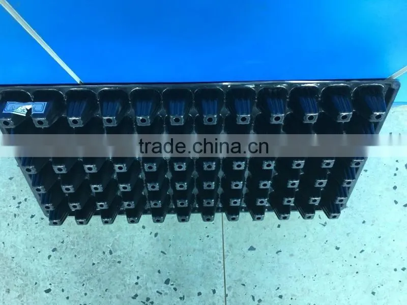 #014 black plastic seedling trays/High Quality black plastic seedling trays