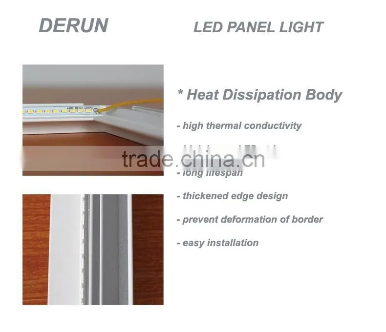 High Power Square Led Ceiling Panel Light 600x1200MM 72W 5760lm Warm White Natural White Cool White 85V 265V
