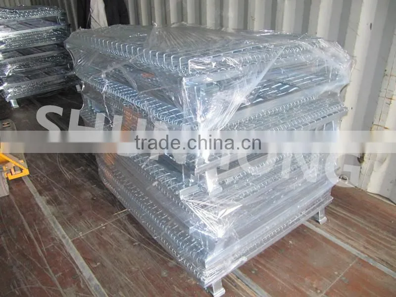 steel storage cage metal mesh box container