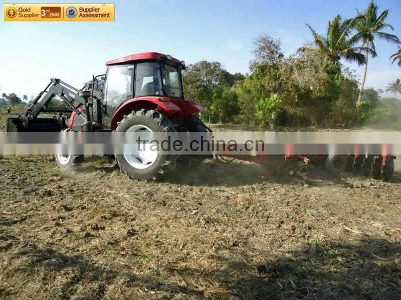 four wheel tractor with tractor trailer