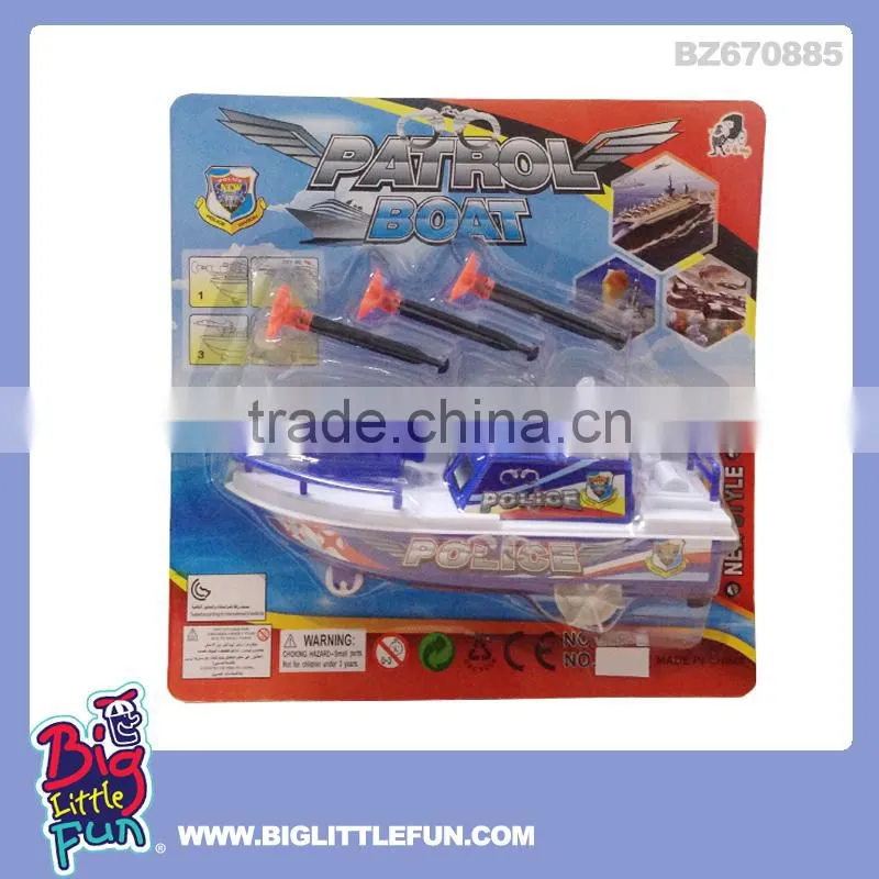 Shooting plane toys pull line toy boat