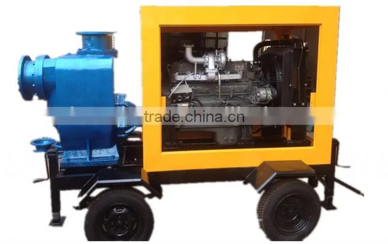 Portable diesel fire pump