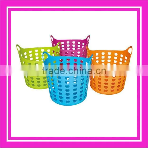 plastic laundry basket