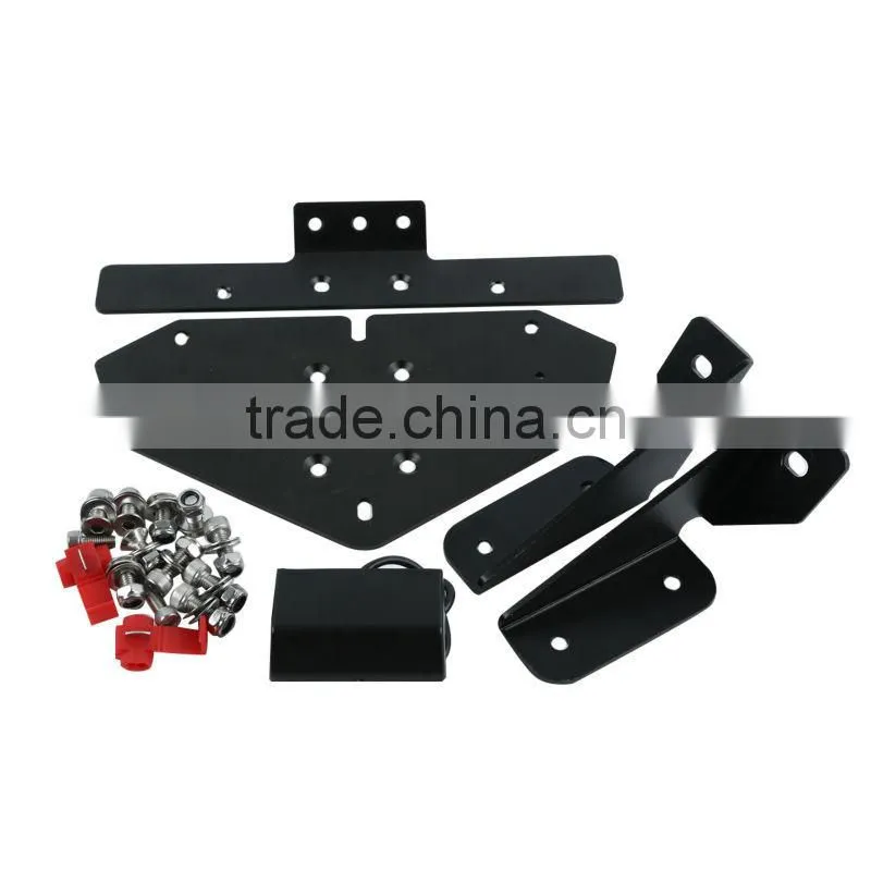 A Set License Plate Bracket Holder For KAWASAKI ZX14R 2006-2011 2007 2008 09 10