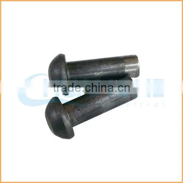 Factory supply best price galvanized flat head solid rivets