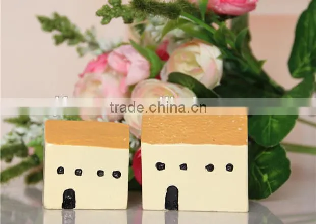 Zakka grocery Aegean Sea small decorative house micro landscape accessories resin ornaments background props
