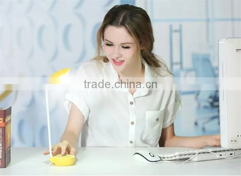 CT-746 Lemon Lamp LED eye protection desk lamp Foldable study lamp USB Rechargeable Lamps Night lamp
