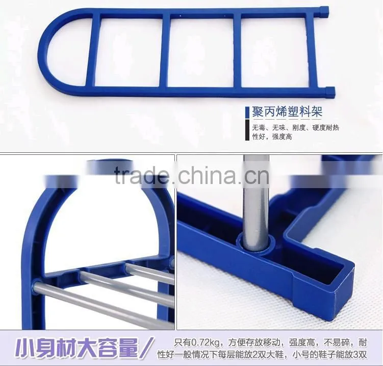 N282 shoe storage cabinet Plastic + metal shoe rack