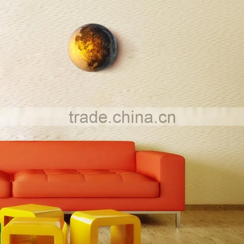 New Arrival Emulational Moon Wall Lamp, Colorful Variable Night Lamp Could Be Remote Control