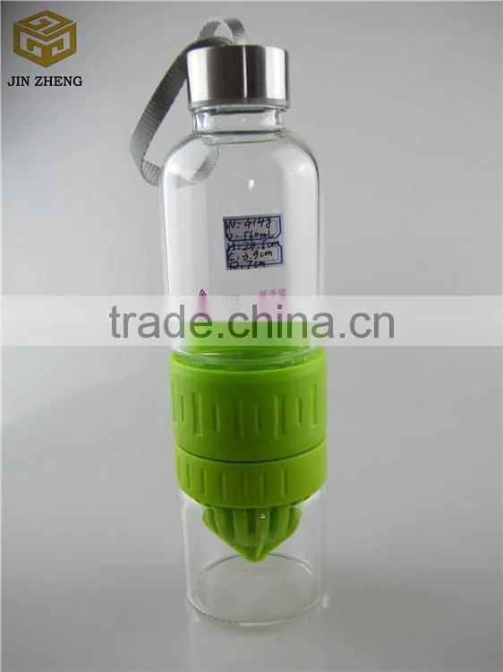 Glass Lemon Juice Cup/Fruit Glass Cup
