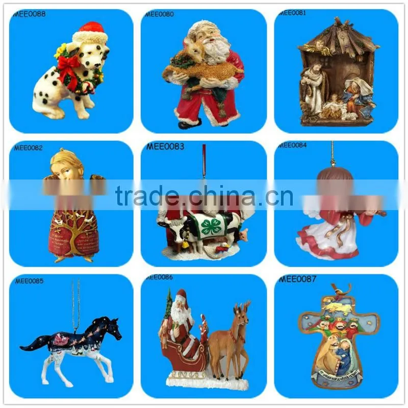 Santa boot ceramic candle stand