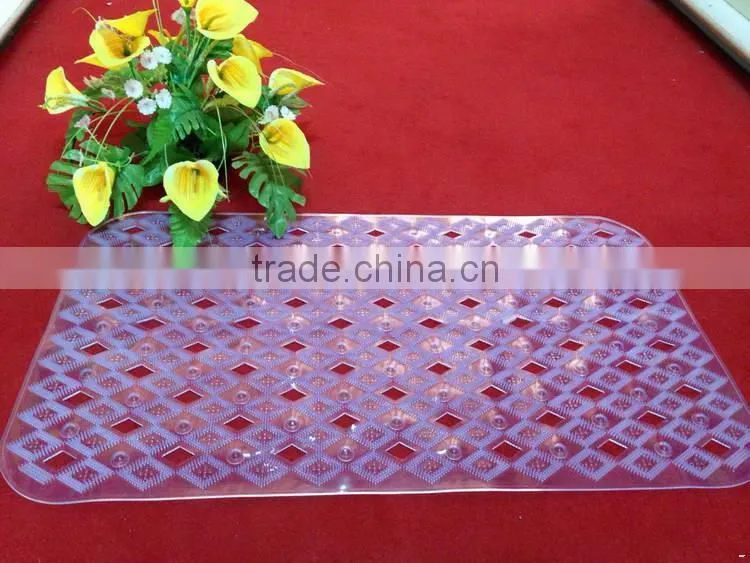 New washable cheap non slip custom pvc bath mat