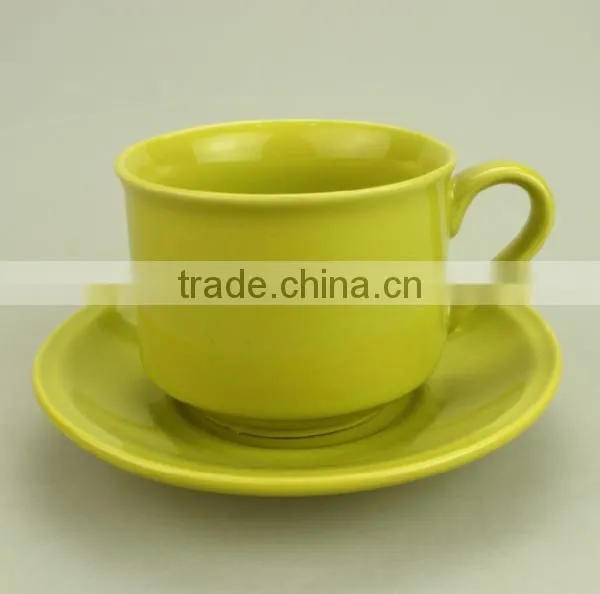 BT5087 ceramic 200ml color nice promotion coffee cup and saucer