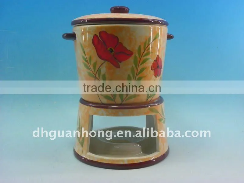 2011 Double Colorful Ceramic Candle Holder
