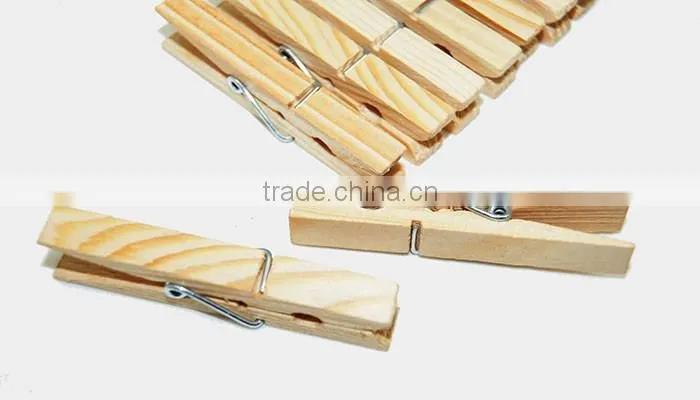 cheap price useful peg custom design Eco-friendly pine wooden clothespin