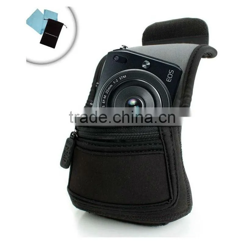 Single shoulder strap neoprene camera case
