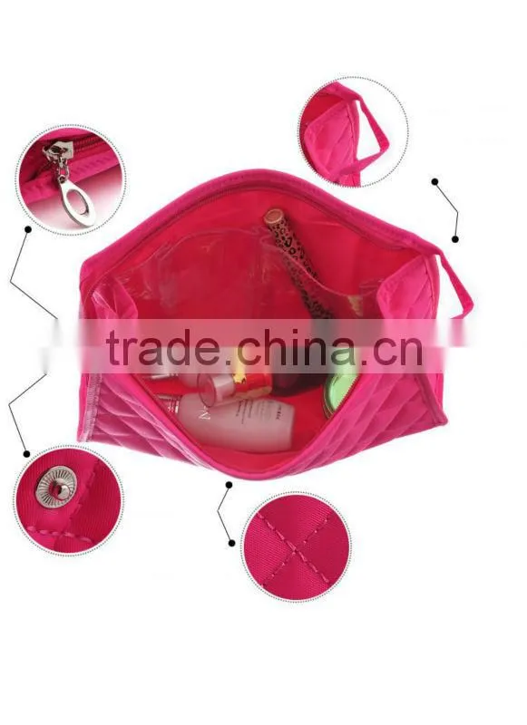 2013 Hot Sale Diamond Cosmetic bag for girls with polyester