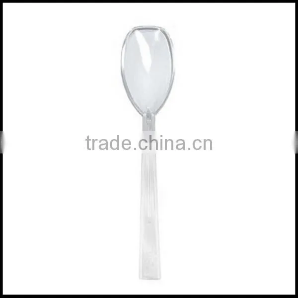 Party Essentials Hard Plastic 9" Serving Spoons Clear New plastic spoons,custom plastic spoons manfuacturer