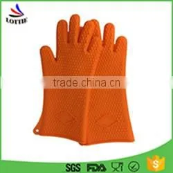 professional FDA Approved silicone oven gloves Heat Resistant Silicone BBQ Gloves /silicone mitts