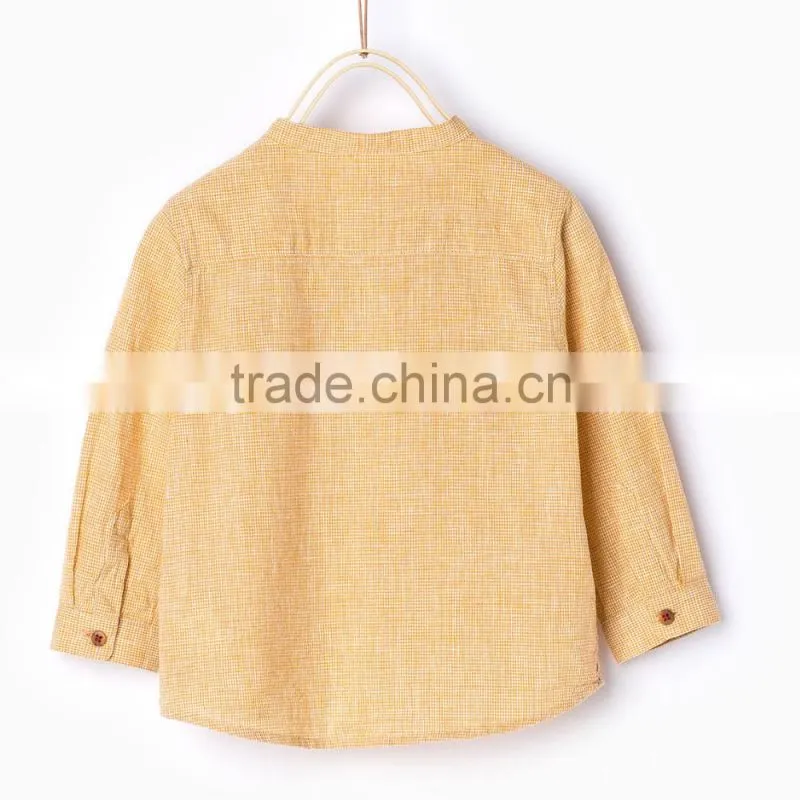 Swallow gird children shirts fashion checks boys shirts