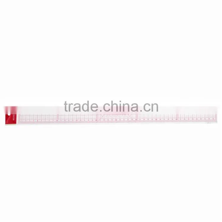 Kearing 5*50cm length flexible sandwich line plastic grading ruler for sewing design# 8002
