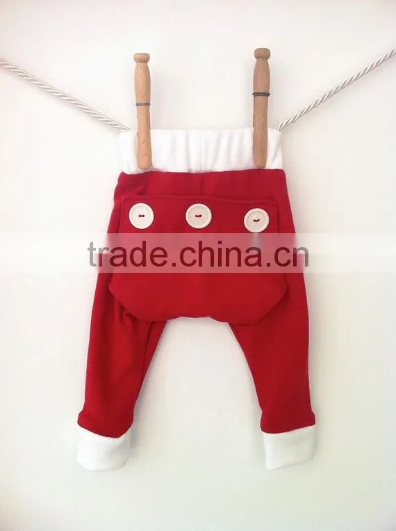 High Quality Pure Cotton Printed Heart At Front Of Top Kids Pajamas Sleepwear