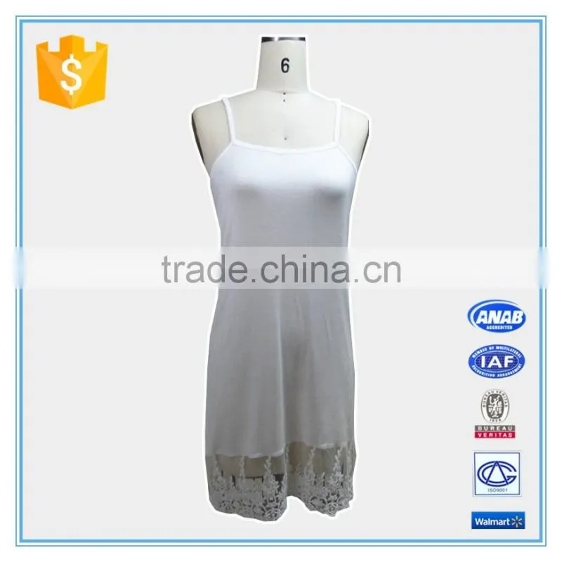 Ladies Fashion Lace Cotton Spandex Camisole For Underwear