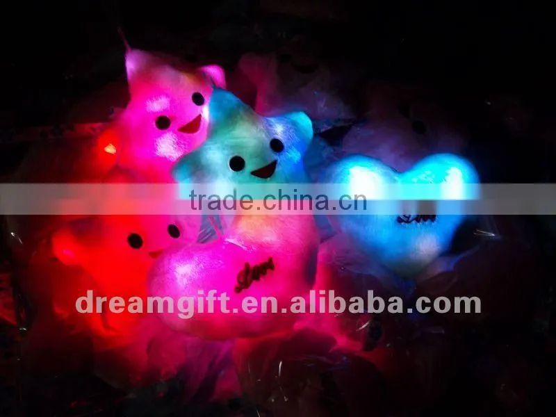 2012 new LED product LED flashing pillow included battery light up your room