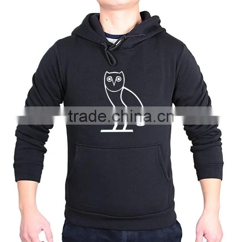 Top quality men sportswear custom printing hooded hoodie Pullover tracksuit hoody gym sportsman wear slim hood sweatshirt